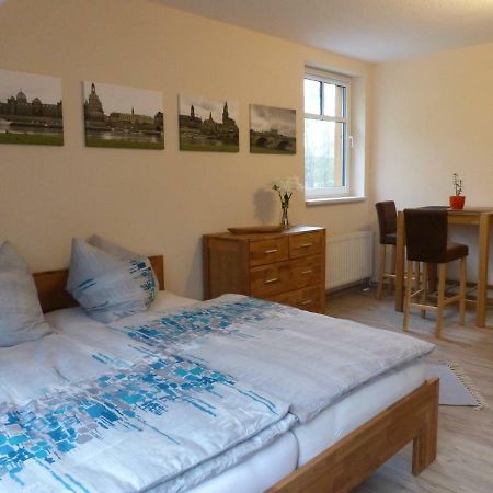 Ferienwohnung Ortrand - Pension Buitenkant foto